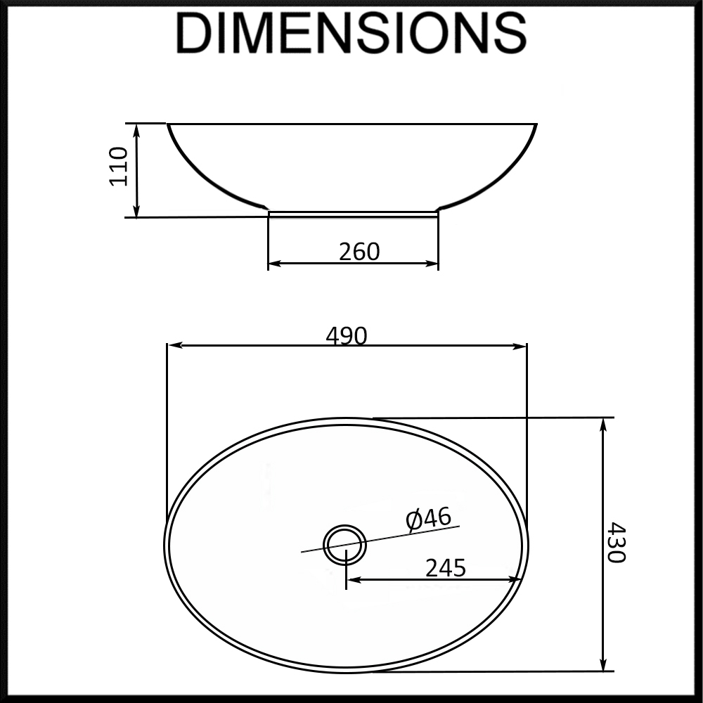 round-ceramic-basin-dimensions