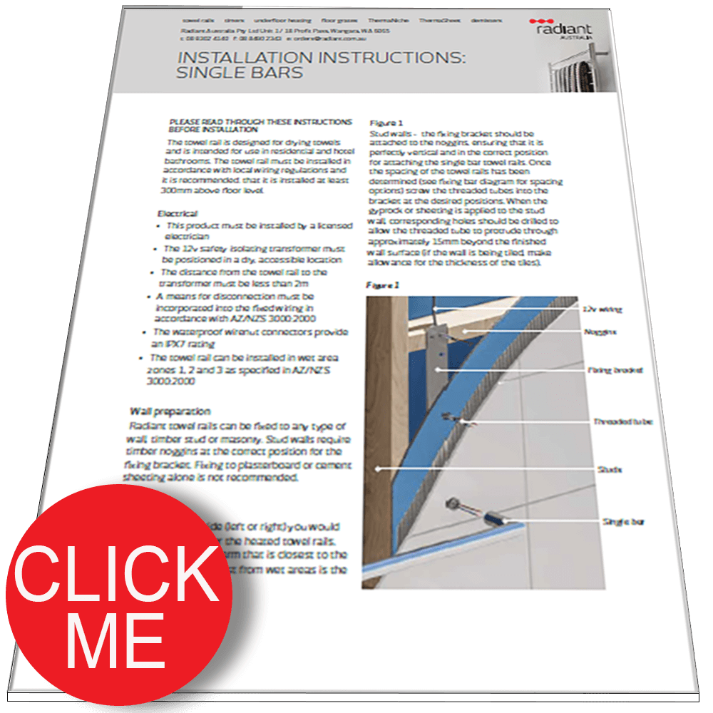 Radiant Demister Pad Installation Guide