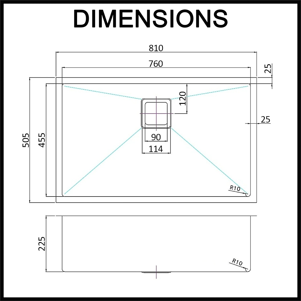 stainless steel kitchen sink jmx14
