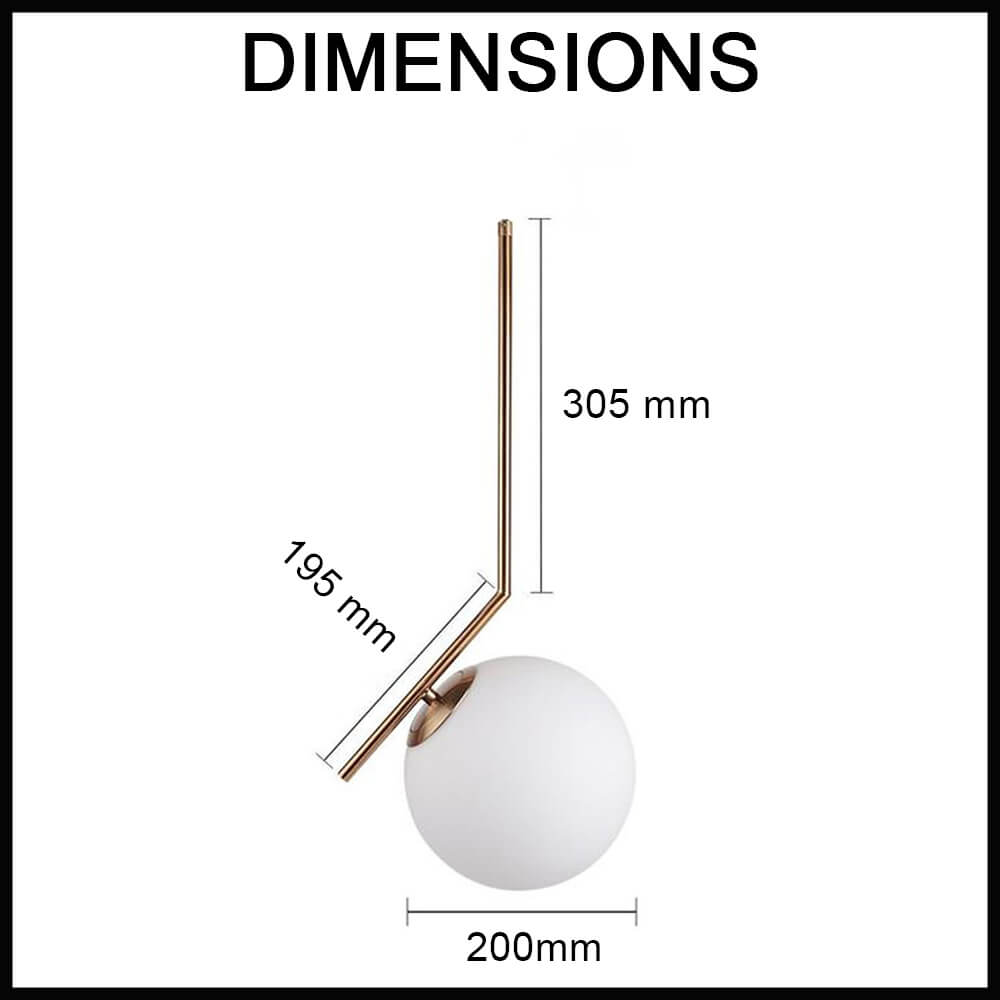 Snap Lighting Filo round pendant light dimensions guide