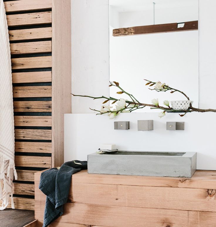 wooden-concrete-tap-basin-shower-spout-bathroom