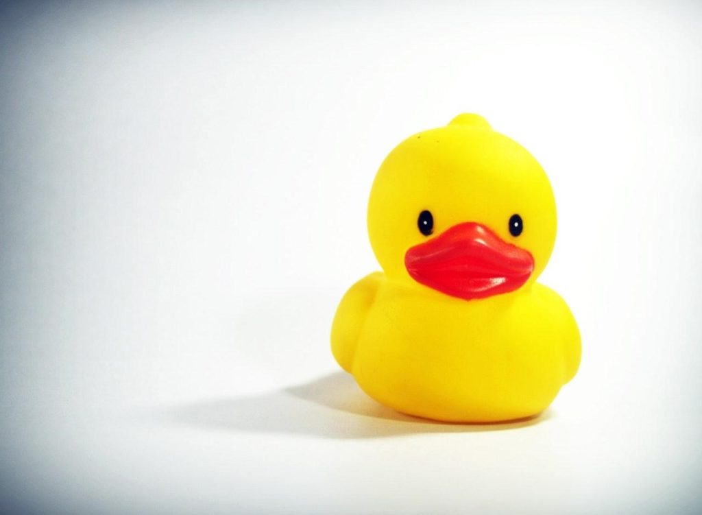 Bathroom rubber ducky kid-friendly bathroom