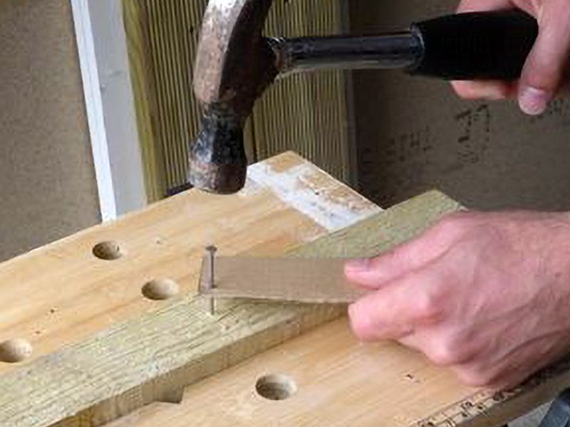 Hammer Safely with Cardboard safely hammer with cardboard