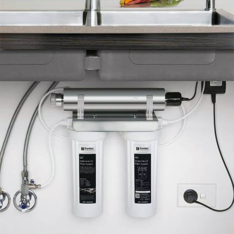 Ecotrol Radfire Undersink UV System With R500 undersink water filter, uv water filter, clean water
